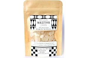 IconsGr Chios Mastiha Greek Tears, Rubber, 100% Natural Mastic Packs from Mastic Growers (20g Medium Tears)