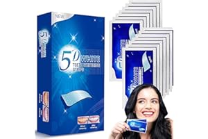 MELARQT White Stripes, Bright White Teeth Whitening Strips, Professional Teeth Stain Removal, Efficiently Removes Tough Stains, Teeth Whitener for Home Use (28 Pcs)