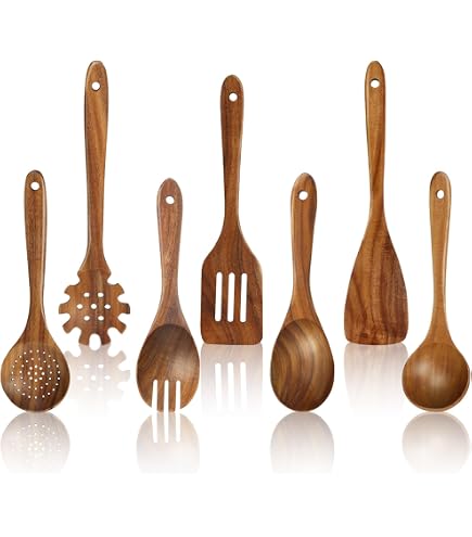 Cucchiaio Per Spaghetti In Legno, 33 Cm, Mestolo Per Spaghetti Di Alta Qualit Cucchiaio Con Denti Per G 964787