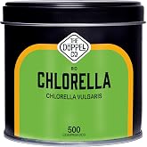 Pura Organic Chlorella - 500 tablets - 1500 mg per dose - Broken Cell Wall - Appetite and Anxiety Inhibitor - Satiating Effec