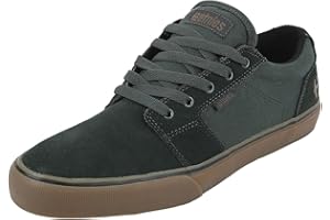 Etnies Barge LS – Classic Skate Look, Slim Vulcanized Silhoutte, Hefty Armored Collar, Reinforced Vulc, Cushioned Fit, Everyday Sneakers 2025