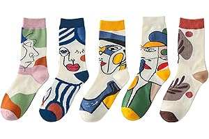 SHRADS 5 par skarpet damskich, modne skarpetki damskie, urocze skarpetki damskie, można nosić o każdej porze roku, idealne do codziennego noszenia (rozmiar 36-42), Niebieskie, 36 EU