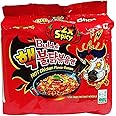 Samyang 2X Spicy Hot Chicken Flavor Ramen Fire Chicken (Buldak) Double Spicy, 5 X 140 g
