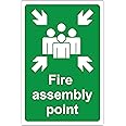 V Safety General Fire Action 5 Message Sign - Portrait - 200mm X 300mm - View #3