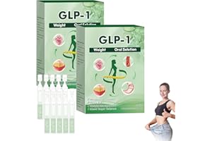 Vibbang GLP1 Weight Loss Drops, GLP-1 Oral Solution, GLP-1 SIX-in-ONE Health Solution Liquid Drops, Natural Plant Extract Glp 1 Supplement Weight Loss, for Women & Men (2 Box)