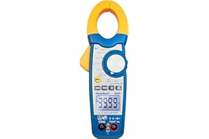 PeakTech P 1625 – Digital Clamp Meter with True RMS + Bargraph, 3 3/4 Digit, Digital Multimeter, Current Measurement, TÜV/GS, 4000 Counts, Contactless Voltmeter, Ammeter, Continuity Tester - Max 600 V