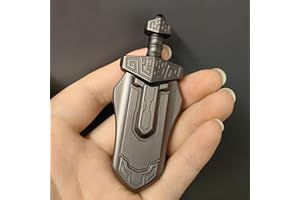 T-Conceal EDC-Schwert-Dekompressionsspielzeug Fidget Sliders Fidget Toys Stressabbau für Erwachsene Magnetisches Metallspielzeug Anti-Angst-Büro-Schreibtischspielzeug (Grau)