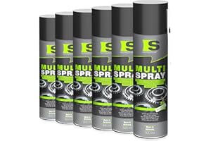 Spraytive Multi Spray 6 x 500 ml – 5-in-1 Kriechöl & Multifunktionsöl – Rostlöser, Schmiermittel, Kontaktspray, Reiniger & Korrosionsschutz – Allzwecköl – Made in Germany