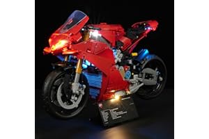 BRIKSMAX Kit de iluminación LED para LEGO Technic Moto Ducati Panigale V4 S - Compatible con Lego 42202 Building Blocks Model- No incluir el conjunto de Lego