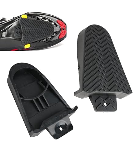 1 Paire De Protège-crampons Pour Chaussures De Vélo Shimano SPD-SL - Caoutchouc Antidérapant, épaisseur 5mm, Facile à Enlever - 3