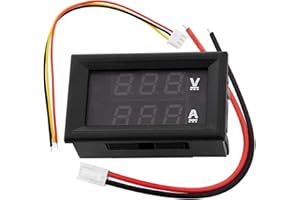 AZDelivery DSN-VC288 Woltomierz Amperomierz moduł z wyświetlaczem LED kompatybilny z Arduino i Raspberry Pi