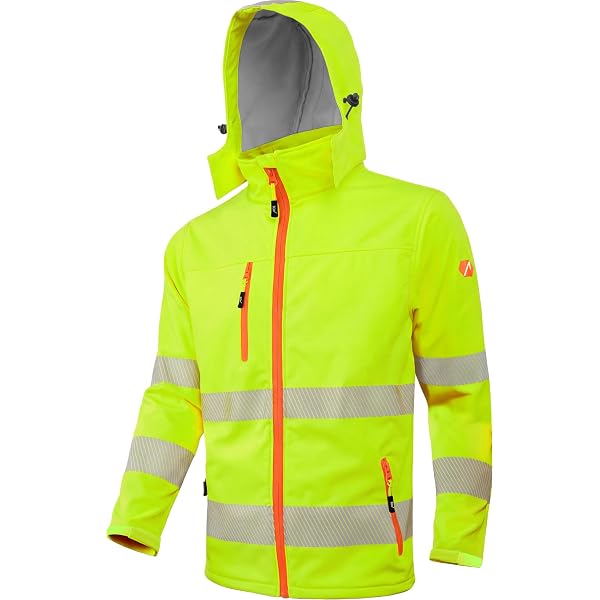 Felpa Con Cappuccio Ad Alta Visibilità Hi Vis Pullover, Lavoro Sicurezza, Pile, Varie Taglie E Colori