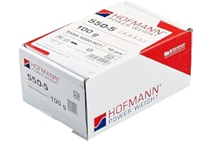 10× peso equilibrio autoadesivo Hofmann Power Weight -Typ 550- 100 g, piombo, grigio