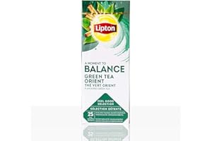 Thee Lipton Green Tea Oriënt met envelop 25stuks