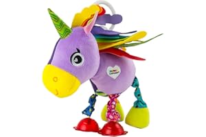 LAMAZE Тilly Twinklewings - Clip on Pram & Pushchair Newborn Baby Toy, Unicorn Toy, Sensory Toy for Babies Boys & Girls From 0-6 Months