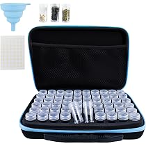 LPAMABA Boîte Rangement Graines - 60 Pots Verre + Étiquettes + Entonnoir - Noir