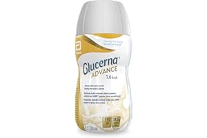 ABBOTT NUTRITION Glucerna Advance 1.6 KCAL | Alimento a Fini Medici Speciali Per la gestione della Malnutrizione in pazienti con Diabete | Confezione 220ml | Gusto Vaniglia
