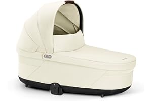 CYBEX Gold COT S LUX Kinderwagenaufsatz, Ab Geburt bis ca. 6 Monate (max. 9 kg), Für CYBEX Balios S Lux und Talos S Lux, Seashell Beige