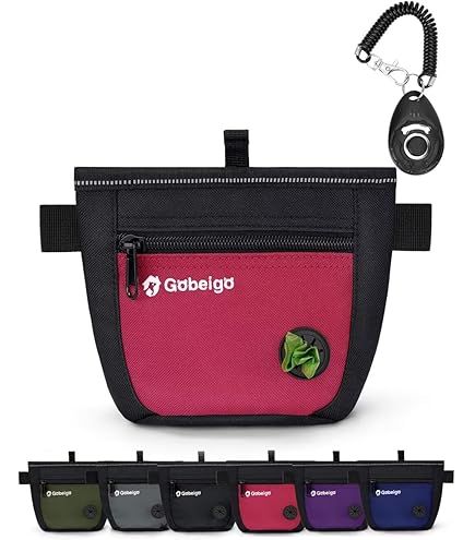 Doggy Poop Bags Dog Treat Pouch,Powerful Magnet Closure Device Dog