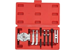 Ayayu 9Pcs Bearing Puller Set, Portable Bearing Removal Tool Kit with Storage Case, Wheel Hub Axle Puller Set, Metal Bearing Splitter for Car Front Rear Wheel