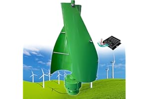 Fablestoryem 12000W Kit Generatore Eolico, Generatore Eolico ad Albero Maglev, Turbina Eolica Verticale Trifase, per Alimentazione Elettrica Domestica, Infrastrutture Stradali,B-48V