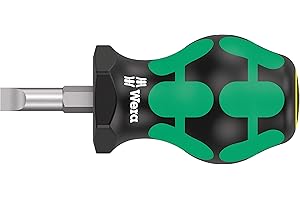 Wkrętak Stubby, śrubokręt krótki płaski 6,5x1,1x 25mm WERA