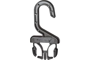 tee-uu BELT HOLDER für BLACK-/QUICK Koppel | ideales Zubehör | 30kg belastbarer Haken | für Kleiderstangen bis 22 mm Durchmesser