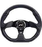 Volant Sport Universel Sparco 'L575 Nero ' - Cuir Zwart - Diamètre Volant Sport Universel Sparco 'L575 Nero ' - Cuir Zwart - Diamètre