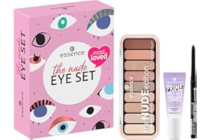 ‎ESSENCE COSMETICS essence cosmetics the nude eye set, Geschenkset, Make-Up, Geschenke für Frauen, ohne Mikroplastikpartikel, ohne Alkohol, 1er Pack (3pcs)