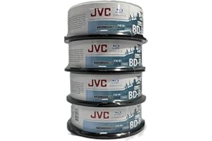 DUST-AIR 100 -Pack BD-R Disc Blu Ray 1-6 25GB Capacity 130 Minutes Inkjet Printable