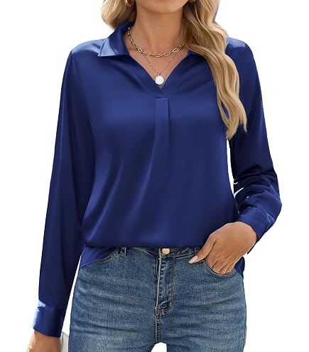 Beluring Camicia a Maniche Lunghe da Donna T-Shirt