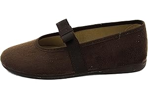 PULIDINES - manoletina de serratex con Lazo Zapatero de Goma para niña Niñas