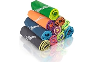 NirvanaShape Serviette Microfibre| Séchage Rapide, Légère, Absorbante | Serviette de Sport/Serviette de Bain de Voyage| Idéal pour Le Sport, Le Plein Air, la Plage, Le Camping et Le Sauna