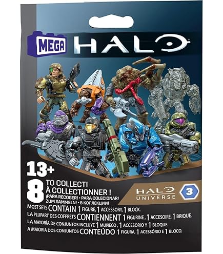 Mega Bloks Halo - Coffret De Construction 450 Pièces Avec 2 Figurines Articulées (Dès 8 Ans) Halo Mega Bloks Mega Bloks Halo - Coffret De Construction 450 Pièces Avec 2 Figurines Articulées (Dès 8 Ans) Halo Mega Bloks
