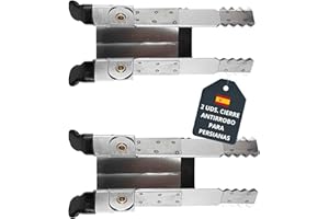 DESTINY SM Pinzas para Bloquear Persianas, Cierre Antirrobo para Persianas, Acero Inoxidable – Alta Resistencia y Seguridad Casa, Packs de 2, 4 o 8 uds. de Pinzas de Bloqueo Persianas Antirrobo (2 UDS)