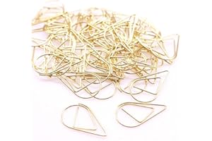 HENGBIRD Spinacze biurowe, 100 sztuk, metalowe zakładki do książek, notatek, papieru, plakatów, zdjęć