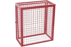 DKIEI Gas Cylinder Cage Gas Bottle Collapsible Cylinder Bottle Storage Security DIY & Tools Size 97x70x108cm