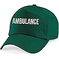 Embroidered Ambulance Orignal 5-Panel Baseball Cap, Lifesaver Rescue Uniform Workwear Unisex Hat