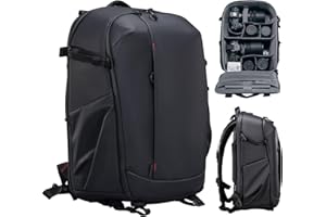 PICTRON Ulanzi BP09 Kamerarucksack Camera Backpack, Wasserdicht 22L professioneller Fotorucksack für Fotografen, Kameratasche Fototasche mit 16 Zoll Laptopfach und für Spiegelreflexkameras Digital