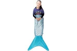 London Europe Original Comfy Tail Soft Sparkly Mermaid Tail, Turquoise