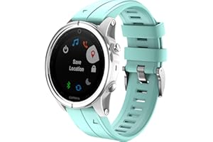 NotoCity Garmin Fenix 5S / Fenix 5S Plus Silikonowy pasek 20 mm Łatwe dopasowanie do Garmin Fenix 5S / Fenix 5S Plus/Fenix 6S/ Fenix 6S Pro