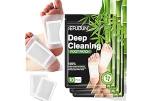 IUKUNNE Detox Foot Patches,30 pièces Foot Patches Detox,Deep Cleansing Patch Pieds,Patch Detox Pieds,Patchs Detoxifiants Plantaires,Patchs Détoxifiants,pour Soulager le Stress,Favorise Circulation Sanguine