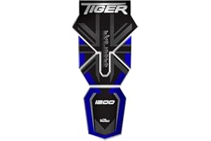 RESIN BIKE Sticker Resin Tank Pad Compatible with Triumph Tiger Explorer 1200-2011-2015 - Metal Blue