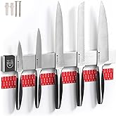 Coninx Magnetic Knife Holder for Wall 40cm (16") | Stainless Steel Hanging Knife Strip Strong Magnet | Screws or 3M Adhesive