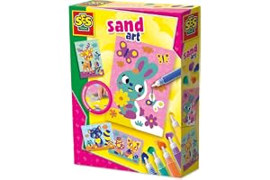 SES Creative 14136 Färgade sandkonst-skogsdjur