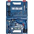 BOSCH GSB 600 Corded Electric Impact Drill, 100Pcs Accessory Set | 600 W Motor | Speed of 3000 RPM | Rated Torque of 1.4 Nm | Impact rate of 48000 BPM | Double Insulation | 1 Year Warranty