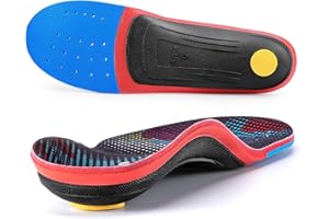 LARSARO Plantari Sollievo dal dolore al tallone Fascite per donna e uomo, Inerti ortopedici a coppa profonda, Solette atletiche per iperpronazione, piedi piatti, metatarsalgia