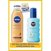 Sun G&uuml;neş Sonrası Nemlendirici 200ml Ve Q10 Sıkılaştırıcı Bronzluk V&uuml;cut Losyonu 200ml, &Ccedil;anta Hediye