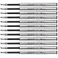Zebra F Refill Ballpoint Pen for F-301, F-701, Expandz & Spiral. Pack of 12 Black