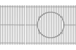 Outspark Grillrost-Ersatzteile für Weber Genesis II 400 und Genesis II LX 400 Series Grill, 47,6 cm Grillrost für Weber Genesis II/LX E410 E435 E440 S410,66097 66089, Edelstahl, 3 Stück